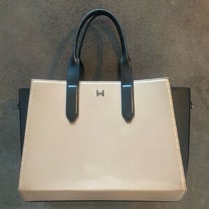 Halston Heritage East West Leather Satchel